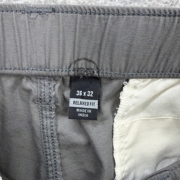 Carhartt Pants Mens 36x30* Steel Grey Force Twill 5 Pocket Relaxed Work Utility - Picture 7 of 12